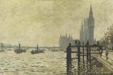 Claude Monet The Thames Below Westminster Sweden oil painting art